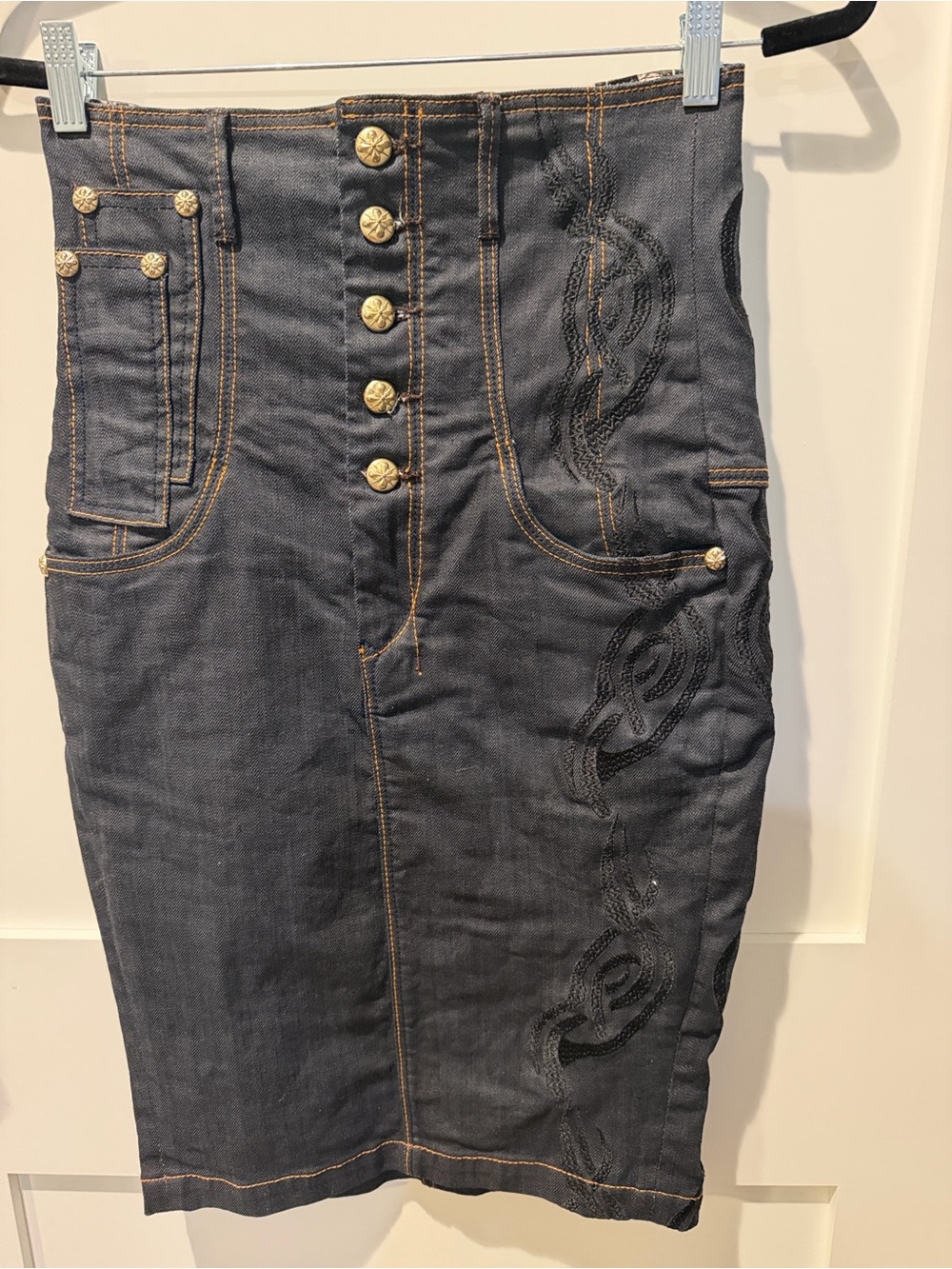 Early Maxime Cossoguy “Drowning In My Sleep” Size 28 Y2K.